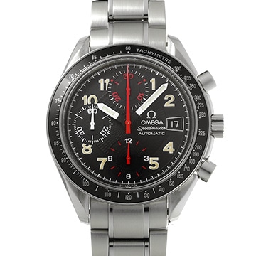 オメガ スピードマスター デイト マーク40 コスモス 3513.53 ブラック メンズ 時計 【中古】【wristwatch】