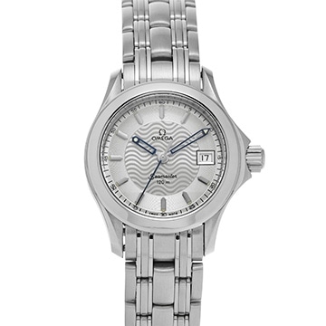 オメガ シーマスター 120 クォーツ 2581.31 シルバー レディース 時計 【中古】【wristwatch】