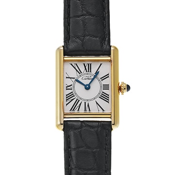 カルティエ マストタンク ヴェルメイユ SM W1005554 シルバー レディース 時計 【中古】【wristwatch】