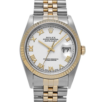 ロレックス デイトジャスト 16233 ホワイト メンズ 時計 【中古】【wristwatch】