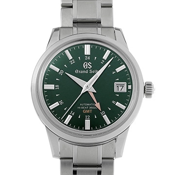 グランドセイコー エレガンスコレクション メカニカル ハイビート36000 GMT SBGJ251 グリーン メンズ 時計 【中古】【wristwatch】