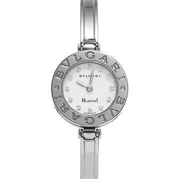 ブルガリ ビーゼロワン BZ22S ホワイト/ダイヤモンド レディース 時計 【中古】【wristwatch】