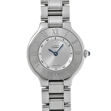 カルティエ マスト ドゥ カルティエ 21 ヴァンティアン W10109T2 シルバー レディース 時計 【中古】【wristwatch】