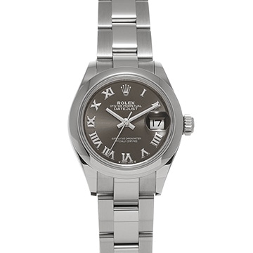 ロレックス デイトジャスト レディ 28 279160 グレー レディース 時計 【新品】【wristwatch】
