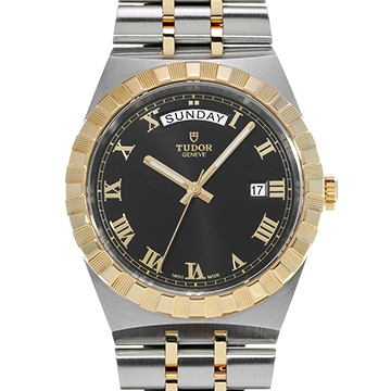 チューダー / チュードル ロイヤル 28603 ブラック メンズ 時計 【中古】【wristwatch】