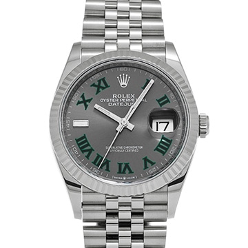 ロレックス デイトジャスト 36 126234 スレート メンズ 時計 【中古】【wristwatch】