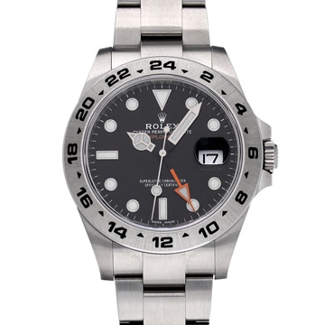 ロレックス エクスプローラーII 216570 ブラック メンズ 時計 【中古】【wristwatch】