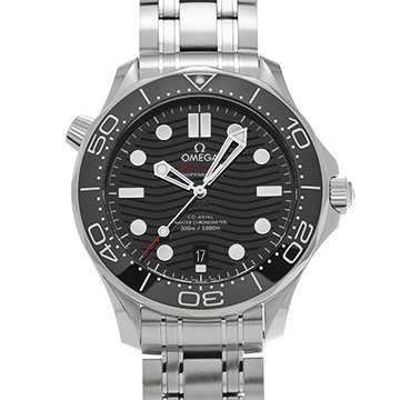 オメガ シーマスター ダイバー300 コーアクシャル マスタークロノメーター 210.30.42.20.01.001 ブラック メンズ 時計 【中古】【wristwatch】