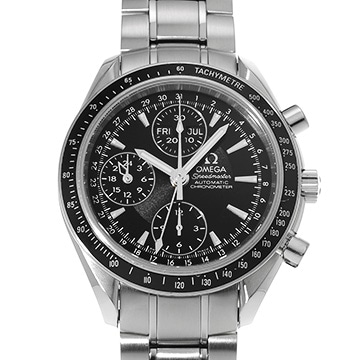オメガ スピードマスター トリプルカレンダー 3220.50 ブラック メンズ 時計 【中古】【wristwatch】