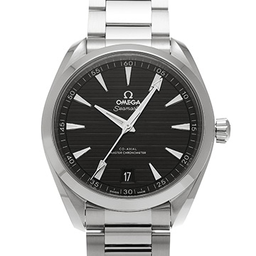 オメガ シーマスター アクアテラ コーアクシャル マスタークロノメーター 220.10.41.21.01.001 ブラック メンズ 時計 【中古】【wristwatch】