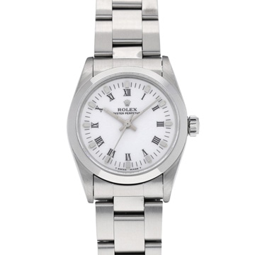 ロレックス オイスターパーペチュアル 67480 ホワイト ユニセックス 時計 【中古】【wristwatch】