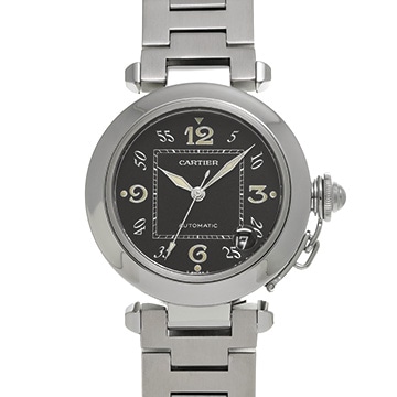 カルティエ パシャC W31043M7 ブラック ユニセックス 時計 【中古】【wristwatch】