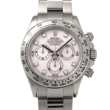 ロレックス コスモグラフ デイトナ 116509NG ピンクシェル/ダイヤモンド メンズ 時計 【中古】【wristwatch】