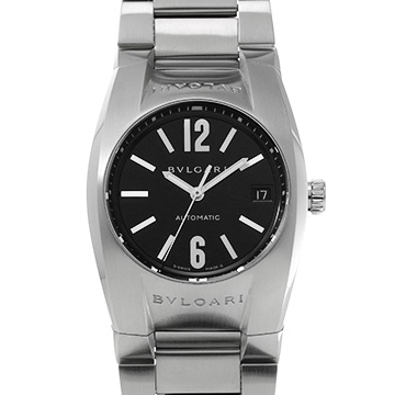 ブルガリ エルゴン EG35S ブラック メンズ 時計 【中古】【wristwatch】