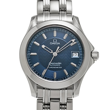 オメガ シーマスター 120 2501.81 ブルー メンズ 時計 【中古】【wristwatch】