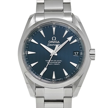 オメガ シーマスター アクアテラ マスターコーアクシャル 231.10.39.21.03.002 ブルー メンズ 時計 【中古】【wristwatch】
