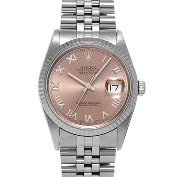 ロレックス デイトジャスト 16234 ピンク メンズ 時計 【中古】【wristwatch】