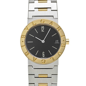 ブルガリ ブルガリブルガリ BB30SGD ブラック ユニセックス 時計 【中古】【wristwatch】