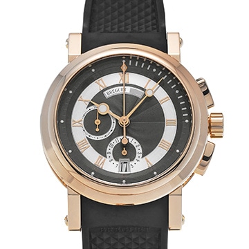 ブレゲ マリーン II クロノグラフ 5827BR/Z2/5ZU グレー メンズ 時計 【中古】【wristwatch】