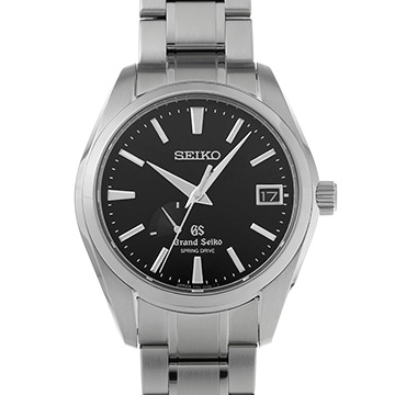 グランドセイコー スプリングドライブ SBGA003 ブラック メンズ 時計 【中古】【wristwatch】