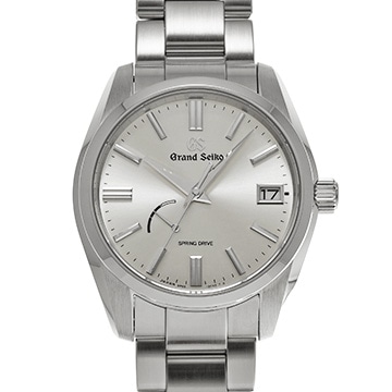 グランドセイコー ヘリテージコレクション スプリングドライブ SBGA437 シルバー メンズ 時計 【中古】【wristwatch】