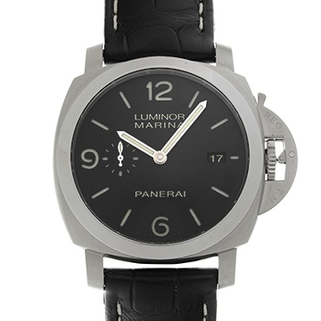 パネライ ルミノールマリーナ 1950 3デイズ アッチャイオ PAM00312 ブラック メンズ 時計 【中古】【wristwatch】