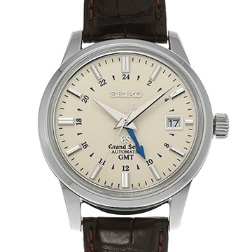 グランドセイコー メカニカル GMT SBGM003 アイボリー メンズ 時計 【中古】【wristwatch】