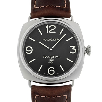 パネライ ラジオミール ベース ロゴ PAM00753 ブラック メンズ 時計 【中古】【wristwatch】