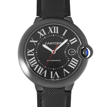 カルティエ バロンブルー ドゥ カルティエ 42mm WSBB0015 ブラック メンズ 時計 【中古】【wristwatch】