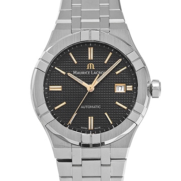 モーリス ラクロア アイコン オートマティック AI6008-SS002-331-1 グレー メンズ 時計 【中古】【wristwatch】