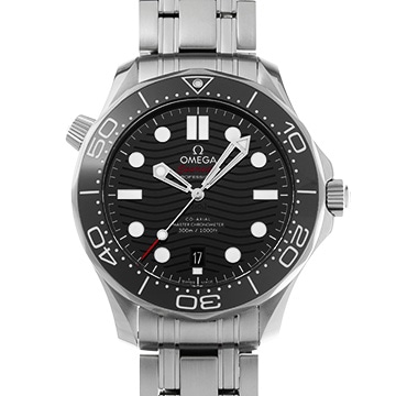 オメガ シーマスター ダイバー300 コーアクシャル マスタークロノメーター 210.30.42.20.01.001 ブラック メンズ 時計 【中古】【wristwatch】