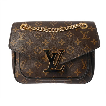ルイ ヴィトン モノグラム パッシー チェーンショルダー ブラウン/ブラック M45592 モノグラムキャンバス レディース バッグ 【中古】【bag】