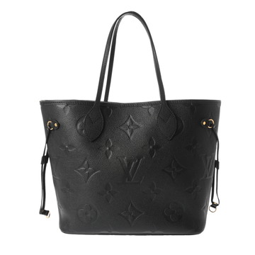 ルイ ヴィトン モノグラムアンプラント ネヴァーフル MM ノワール M45685 レザー レディース バッグ 【中古】【bag】