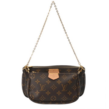 ルイ ヴィトン モノグラム ミュルティ ポシェット アクセソワール ブラウン/カーキ M44813 モノグラムキャンバス ユニセックス バッグ 【中古】【bag】