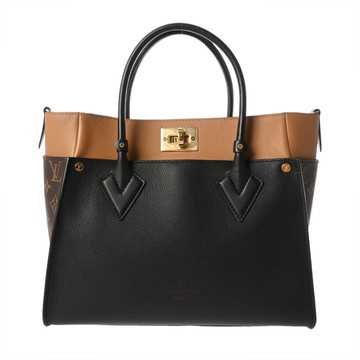 ルイ ヴィトン オンマイサイド MM 2WAY ノワール M53823 モノグラムキャンバス/グレインカーフレザー レディース バッグ 【中古】【bag】