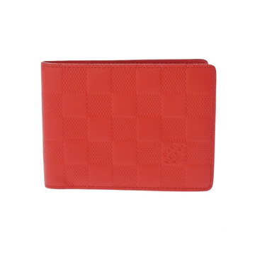 ルイ ヴィトン ダミエ ポルトフォイユ ミュルティプル  フュージョン N63162 ダミエアンフィニ メンズ 財布 【中古】【purse】