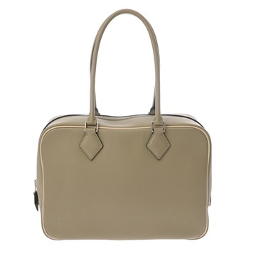 エルメス プリュム 28  セージ/クレ ヴォースイフト レディース バッグ 【中古】【bag】