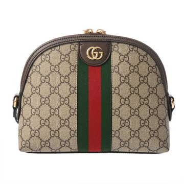 グッチ オフィディア スモール ショルダーバッグ ベージュ/エボニー/ブラウン 499621 GGスプリームキャンバス/レザー レディース バッグ 【中古】【bag】