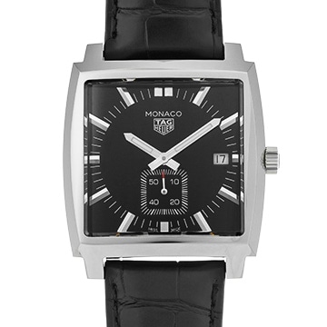 タグ ホイヤー モナコ クォーツ WAW131A.FC6177 ブラックラッカー ユニセックス 時計 【中古】【wristwatch】