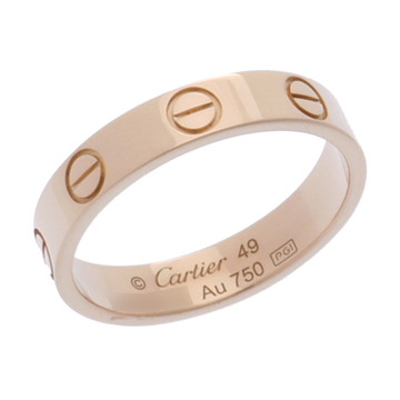 カルティエ ミニラブリング #49 ゴールド K18イエローゴールド YG レディース ジュエリー 【中古】【jewelry】