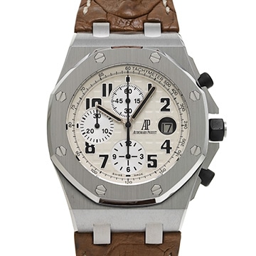 オーデマ ピゲ ロイヤルオーク オフショア クロノグラフ サファリ 26170ST.OO.D091CR.01 アイボリー メンズ 時計 【中古】【wristwatch】