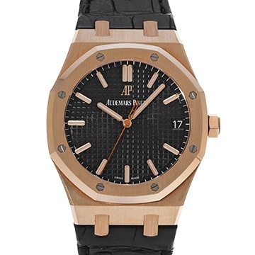 オーデマ ピゲ ロイヤルオーク 15500OR.OO.D002CR.01 ブラック メンズ 時計 【中古】【wristwatch】