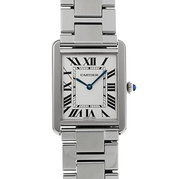 カルティエ タンク ソロ LM W5200014 シルバー ユニセックス 時計 【中古】【wristwatch】