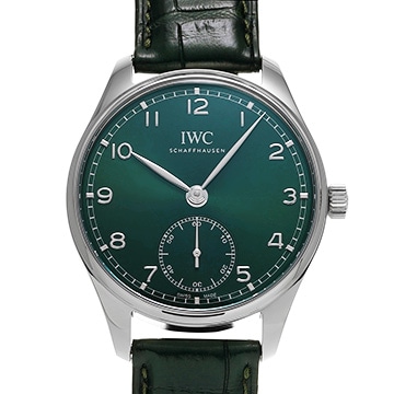IWC ポルトギーゼ オートマティック 40 IW358310 グリーン メンズ 時計 【中古】【wristwatch】