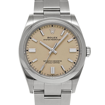ロレックス オイスターパーペチュアル 36 126000 ベージュ メンズ 時計 【中古】【wristwatch】