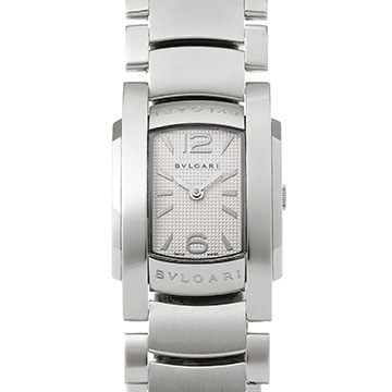 ブルガリ アショーマD AA35C6SS ホワイト レディース 時計 【中古】【wristwatch】