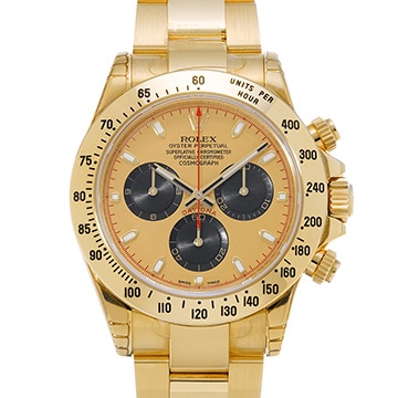 ロレックス コスモグラフ デイトナ 116528 シャンパン/ブラック メンズ 時計 【中古】【wristwatch】