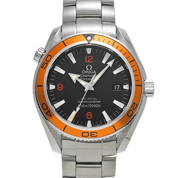 オメガ シーマスター プラネットオーシャン 600 コーアクシャル 2209.50 ブラック メンズ 時計 【中古】【wristwatch】