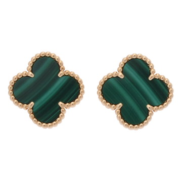 ヴァン クリーフ&アーペル ヴィンテージアルハンブラ ピアス ゴールド VCARO3QL00 K18イエローゴールド YG レディース ジュエリー 【中古】【jewelry】