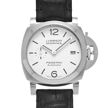 パネライ ルミノールマリーナ クアランタ PAM01271 ホワイト メンズ 時計 【中古】【wristwatch】